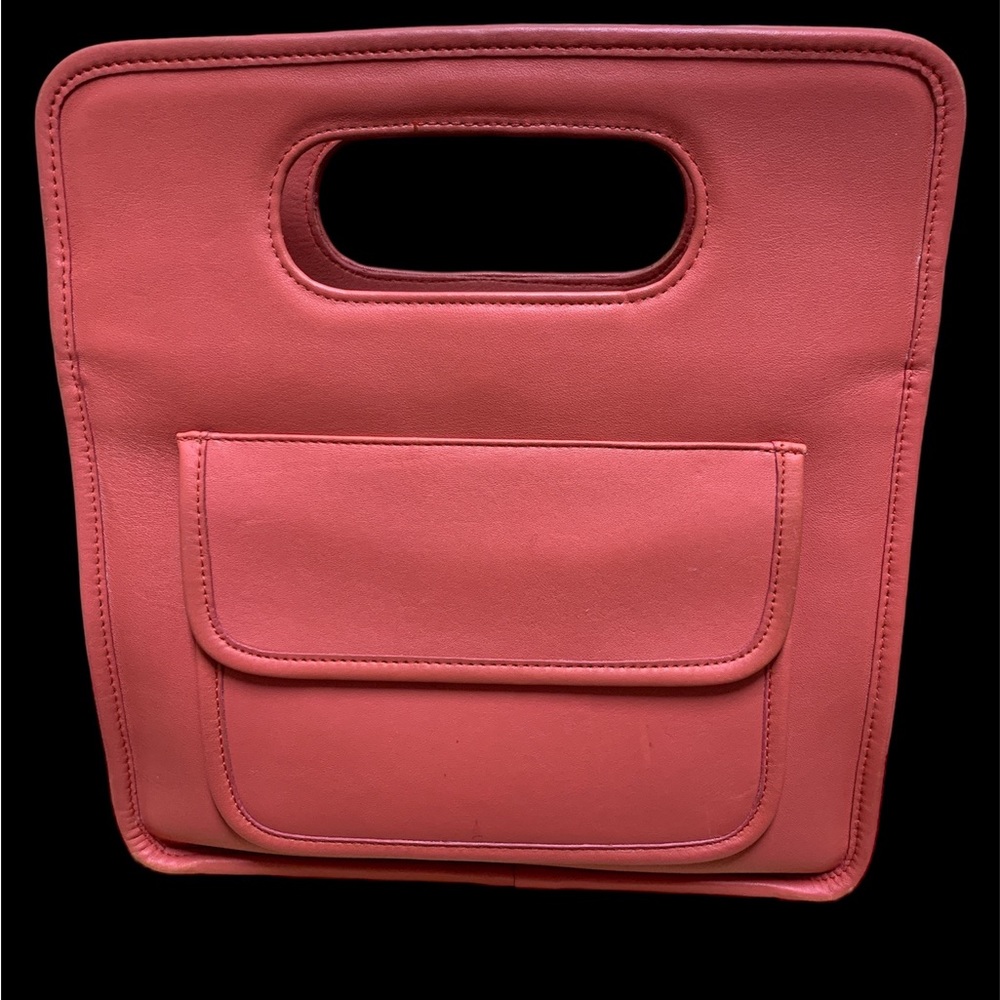 Vintage Coach Metro Stroll Tote - Coral